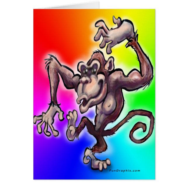 Fånigets nyckel hälsningskort (Framsidan)