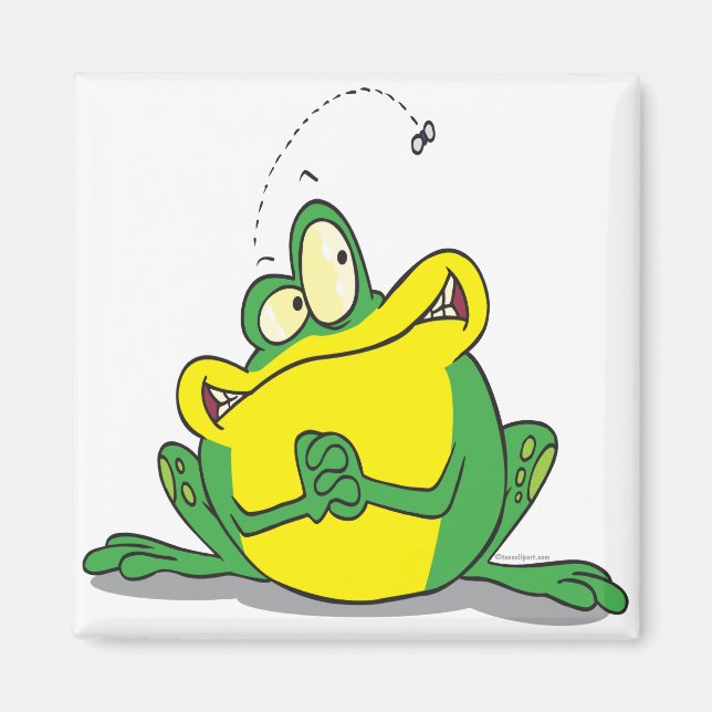 fånigets söta skumma tålamod för flygningen magnet (Framsidan)