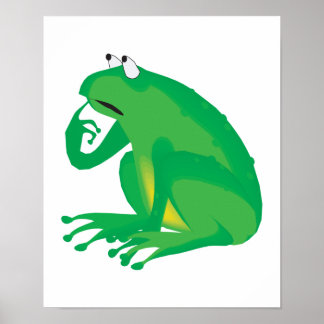 fånigets tänkande groda poster