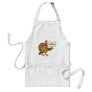Fånigets Thanksgiving roterar vad en hoppande dag Förkläde