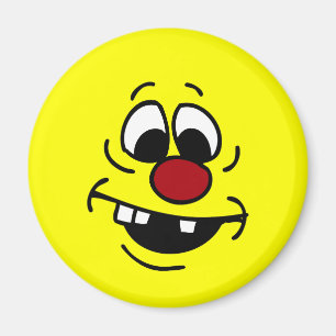 Fånigt ansikte Grumpey Magnet