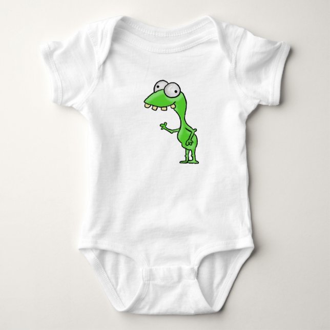 Fånigt monster tee shirt (Framsida)