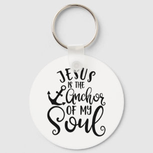 Fanny Christian Design Jesus är ankaren till mitt Nyckelring