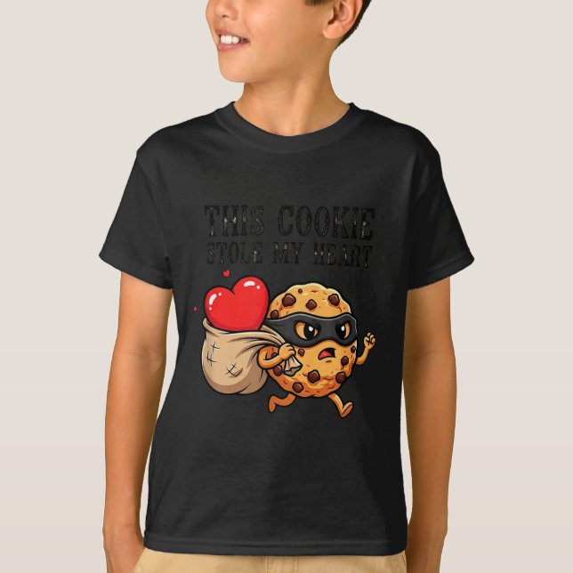 Fanny Cookie Day National Chocolate Chip Designer  T Shirt (Framsida)