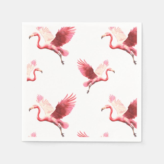Fanny Flamingo cocktail napkins Pappersservett (Framsidan)