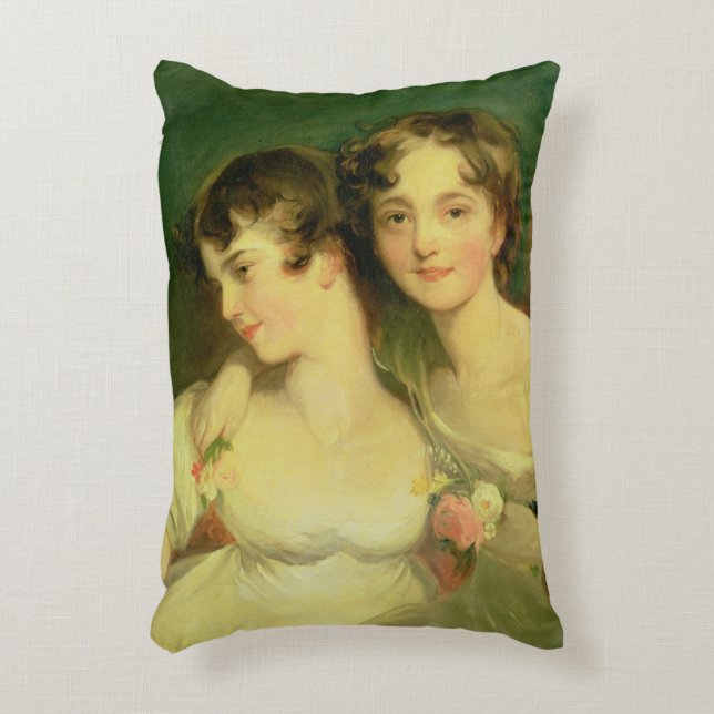 Fanny och Jane Hamond Prydnadskudde (Framsidan(Vertikal))