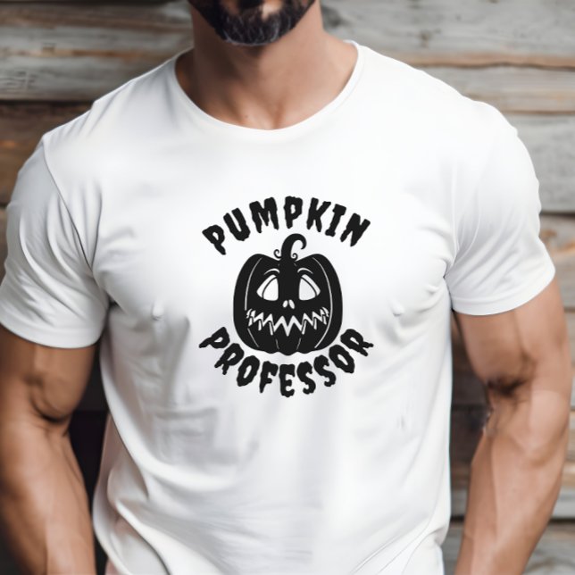 Fanny pumpkin Professor Black typography T-Shirt (Skapare uppladdad)