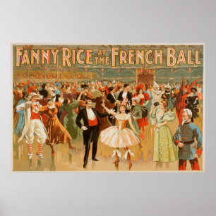 Fanny ris på den franska bollscenisken poster