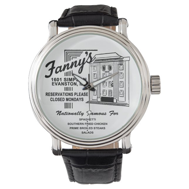 Fanny's Restaurant, Evanston, IL Armbandsur (Framsida)
