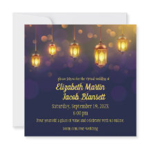 Fanosmönster på Lila Virtuellare Bröllop