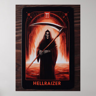 FanRaizer Reaper Tarot Card Poster