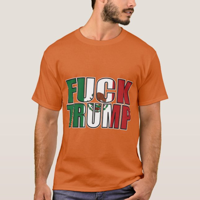 Fanrump Meican Flag pojke T Shirt (Framsida)