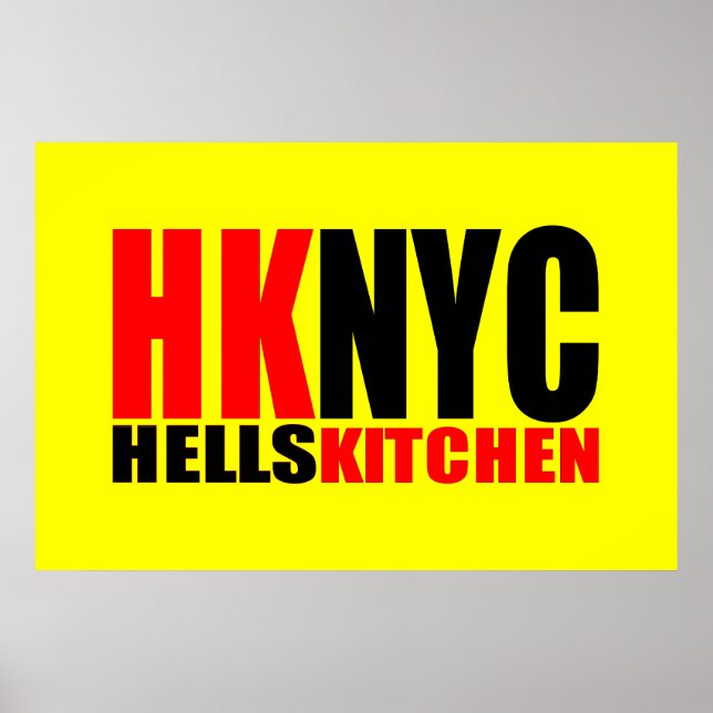 Fan's Kitchen New York City Logotyp Poster (Framsidan)