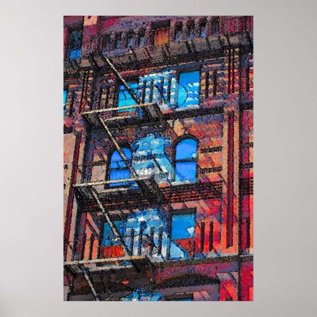 Fan's Kitchen "Windermere byggnad" 57:e och 9:e Poster (Framsidan)