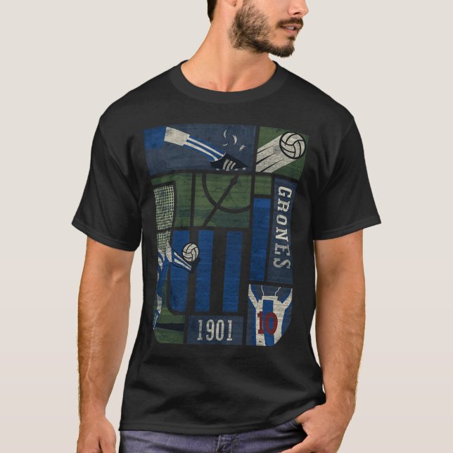 Fans Of Alianza Lima grones' Peruvian Soccer  T Shirt (Framsida)