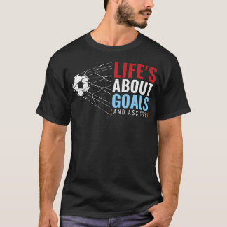 Fans Patriotiska Liv Om Mål Och Assist T Shirt