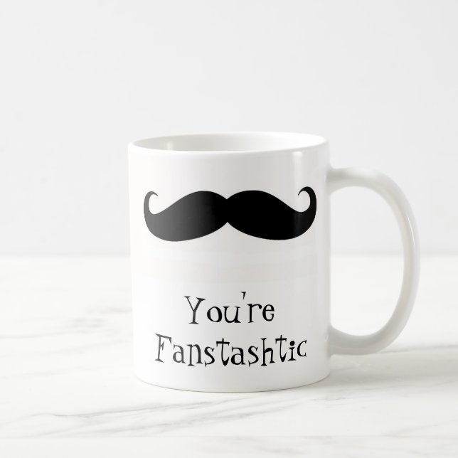 Fanstashtic mustaschmugg kaffemugg (Höger)