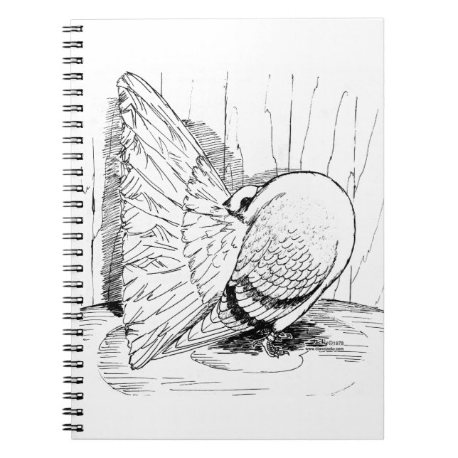 Fantail 1978 Saddle Anteckningsbok (Framsidan)