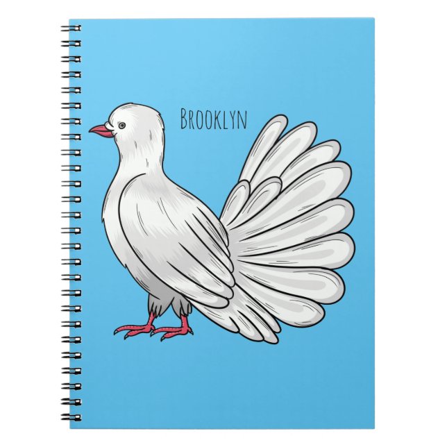 Fantail Dueons tecknad Anteckningsbok (Framsidan)