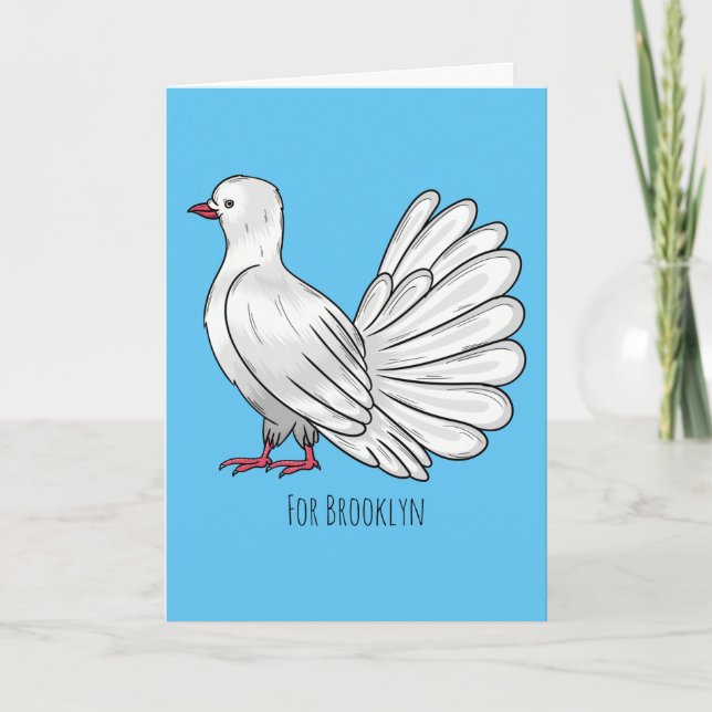 Fantail Dueons tecknad Kort (Framsida)