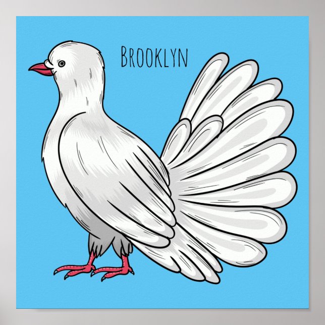 Fantail Dueons tecknad Poster (Framsidan)