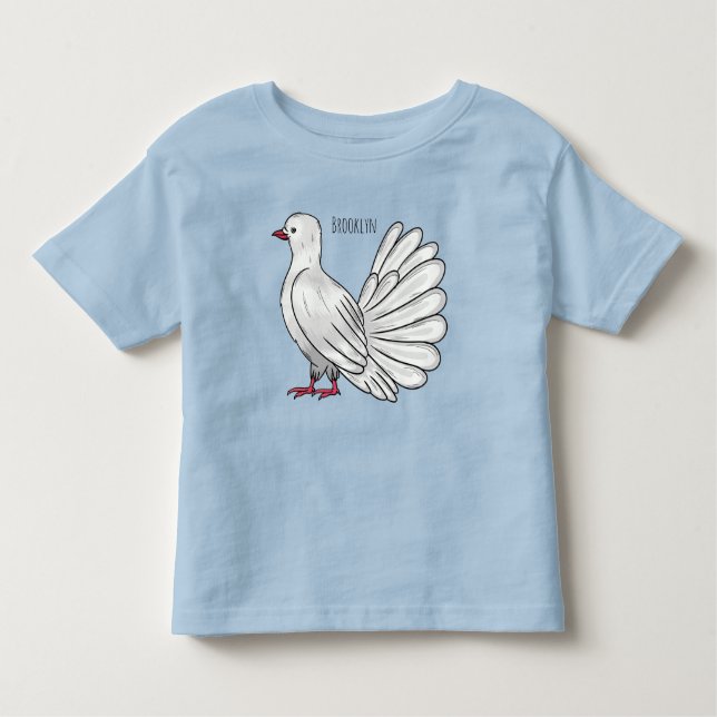 Fantail Dueons tecknad T Shirt (Framsida)
