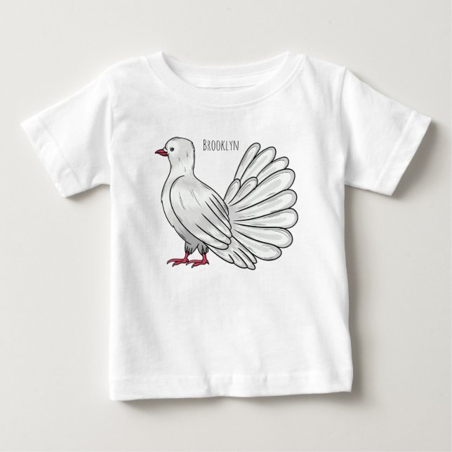 Fantail Dueons tecknad T Shirt (Framsida)