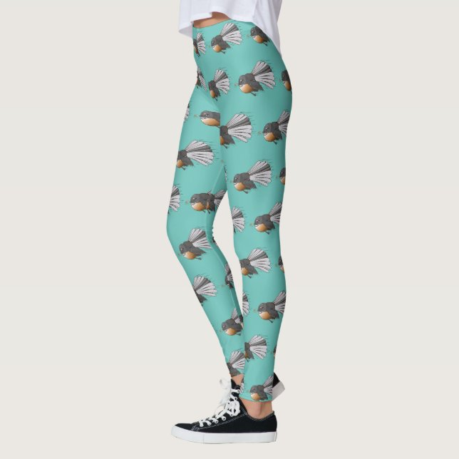 Fantail Piwakawaka Leggings (Vänster)