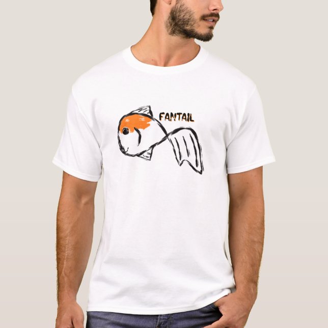 FantailguldfiskT-tröja Tee (Framsida)