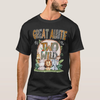 Fantantetante till de två vilda djuren Safari 2:a T Shirt