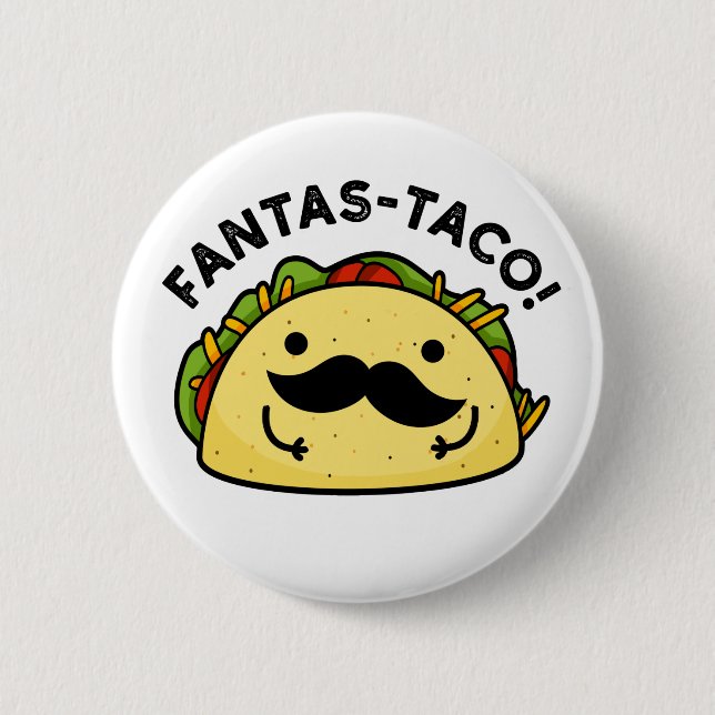 Fantas-taco Funny Fantastic Taco Pun Knapp (Framsida)