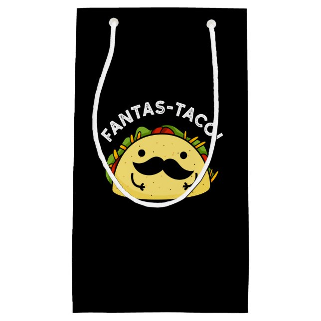 Fantas-taco Funny Fantastic Taco Pun Mörk BG (Framsidan)