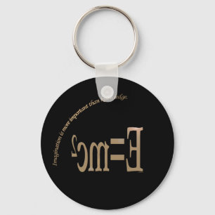Fantasi är viktigare än KnowledKeychain Nyckelring