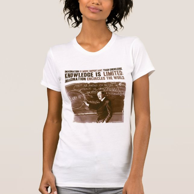 Fantasi är viktigare än kunskap tröja (Framsida)