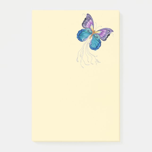 Fantasi Fjäril Post-it Block (Framsida)