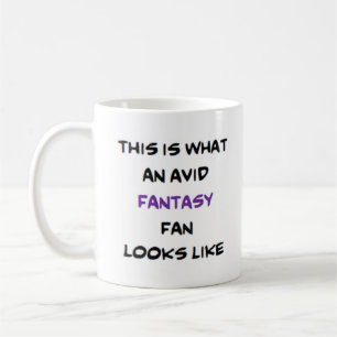 fantasi fläkt, levande kaffemugg