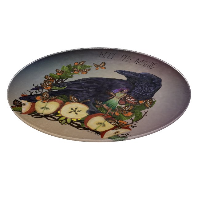 Fantasi Flygningar Raven Faery Konst (Hörn)