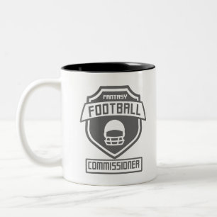 fantasi-fotbollskommissioner-grått-01 Två-Tonad mugg
