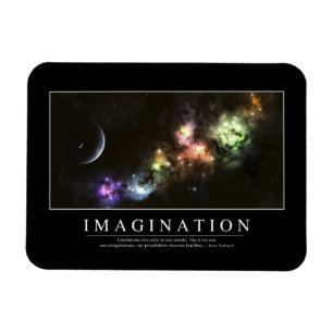 Fantasi: Inspirera citationstecken Magnet