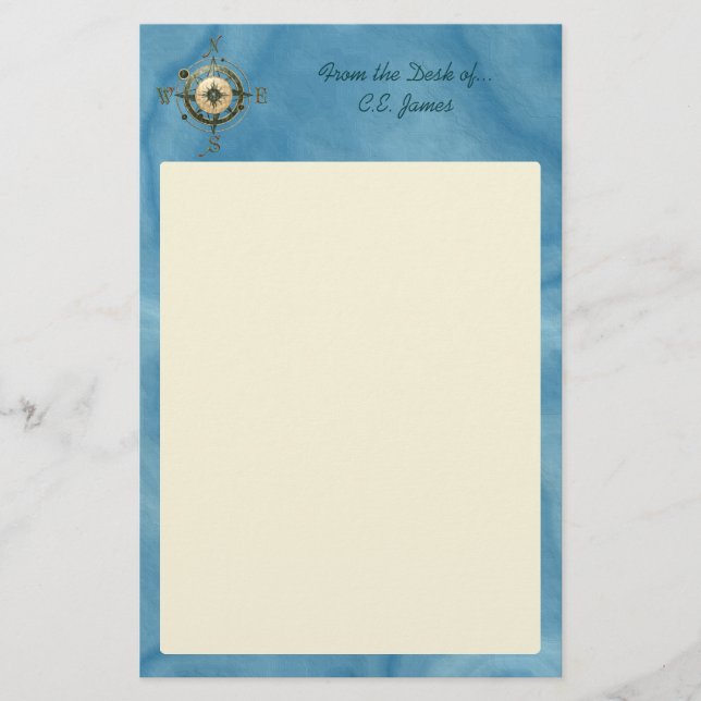 Fantasi (keltisk) kompass brevpapper (Framsida)