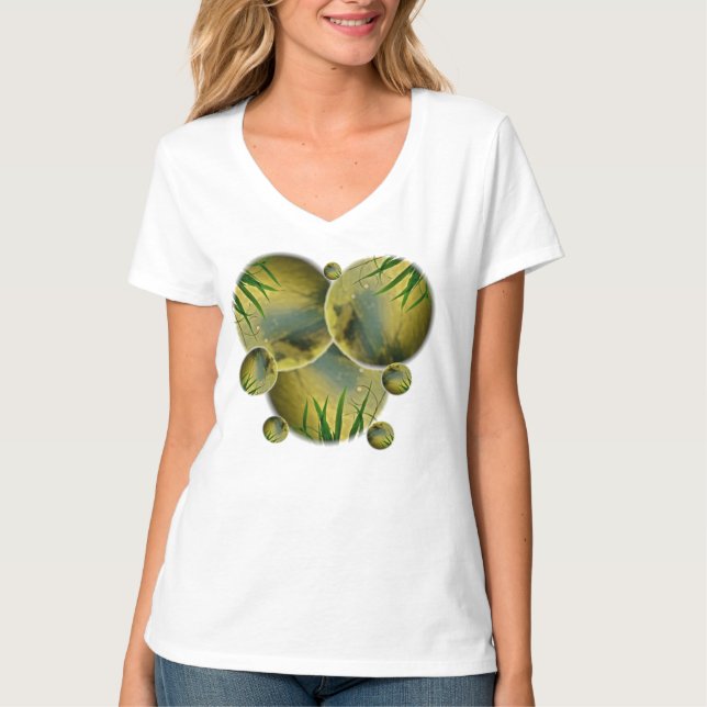FANTASI MED LÖV I EN BUBBLA T-SHIRT (Framsida)