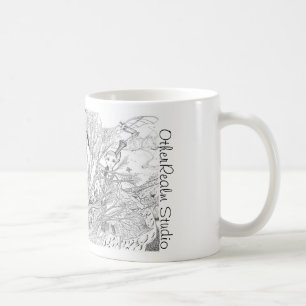 Fantasi- och MythCollagemugg Kaffemugg