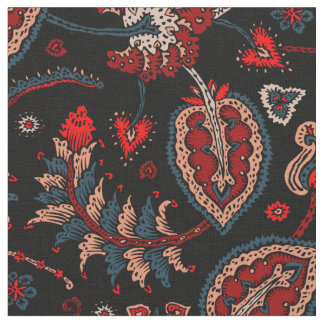 Fantasi paisley tyg