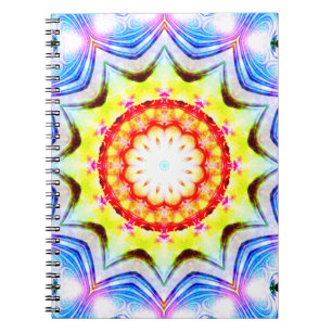 Fantasi Priest Mage Magic Vibrant Mandela Anteckningsbok