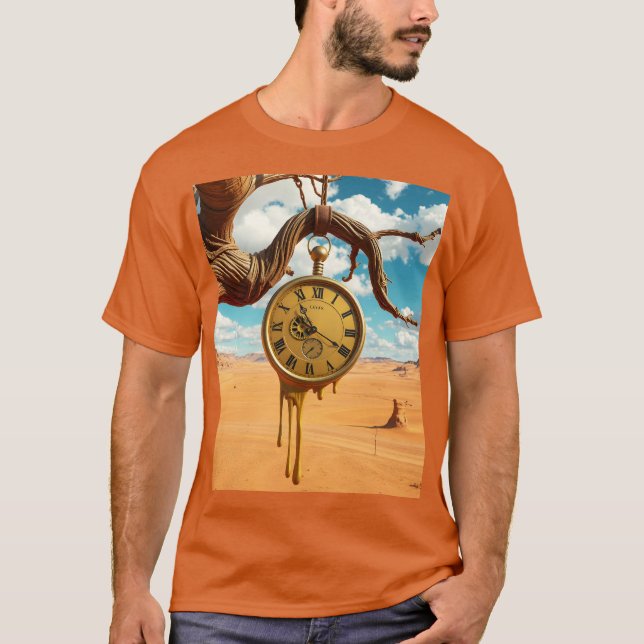 Fantasi Söt Träd Ökenklocka T Shirt (Framsida)