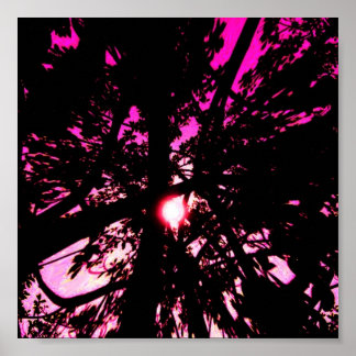 fantasi träd poster