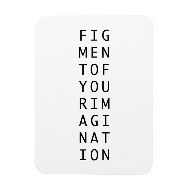 Fantasi ur din fantasi abstrakt filosofi  magnet (Vertikal)