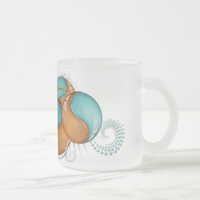 Fantasi Yin Yang 2 Frostad Glasmugg (Höger)