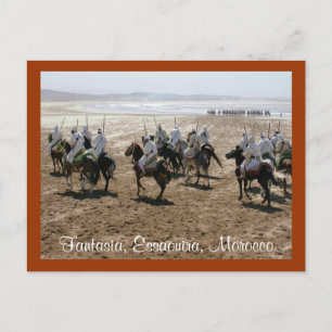 Fantasia, Essaouira, Marocko Vykort