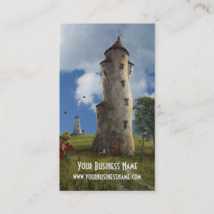 FantasiaffärsCardwith torn Visitkort
